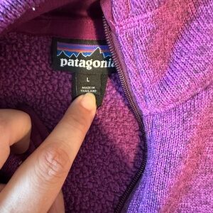 Patagonia Purple Fleece Jacket